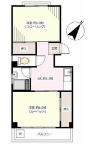 カーサ北新宿の間取り画像