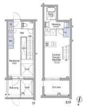 イプセ代々木上原Residenceの間取り画像