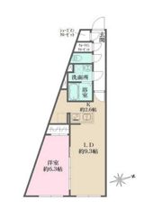 グローリオシェルト杉並方南町の間取り画像