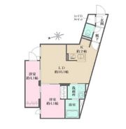グローリオシェルト杉並方南町の間取り画像