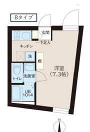 レピュア落合南長崎駅前の間取り画像
