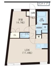 レピュア落合南長崎駅前の間取り画像