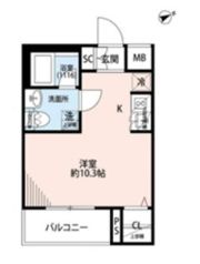 プレール・ドゥーク方南町の間取り画像