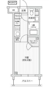 レジディア笹塚Ⅱの間取り画像