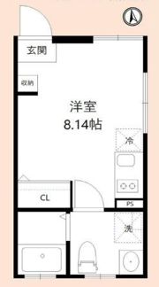 グランエッグス中野の間取り画像