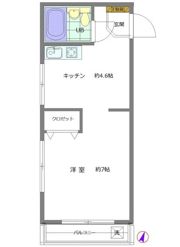 瑞鶯ハイツの間取り画像