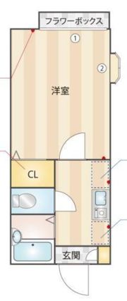 アモルファβの間取り画像