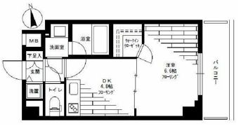 エグゼ浅草弐番館の間取り画像