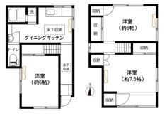 中野区中央4丁目貸家の間取り画像