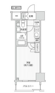 レジディア笹塚Ⅱの間取り画像