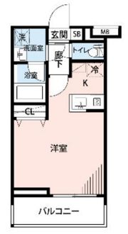 シーフォルム東新宿の間取り画像