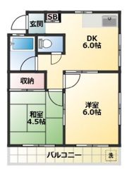 シャトレー富士の間取り画像