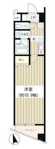 フレール南長崎の間取り画像