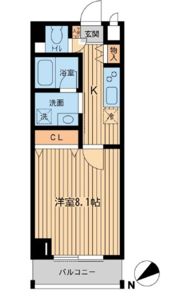 ベルメゾン吉祥寺の間取り画像