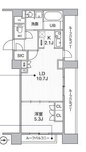 シーズンフラッツ新高円寺の間取り画像