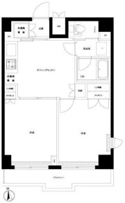 ルーブル鷺宮六番館の間取り画像