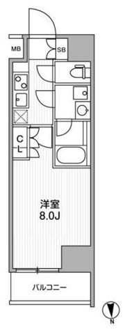 リーラ中野の間取り画像