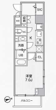 Alivis中野の間取り画像