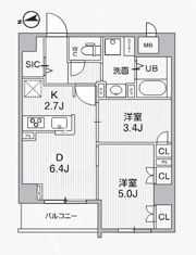 Alivis中野の間取り画像