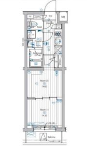 PREMIUM CUBE 中野の間取り画像