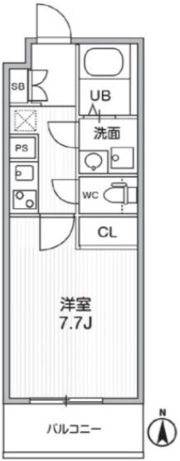 THE PALMS MUSE 新江古田の間取り画像