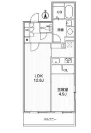 THE PALMS MUSE 新江古田の間取り画像