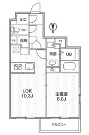 THE PALMS MUSE 新江古田の間取り画像