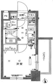 スカイコート新宿落合壱番館の間取り画像