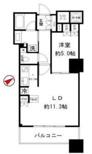 ザ・パークハウス西新宿タワー60の間取り画像