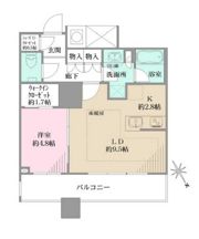 ザ・パークハウス西新宿タワー60の間取り画像