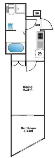アンベリール東高円寺の間取り画像