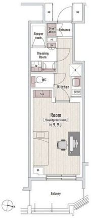 TRACK渋谷本町の間取り画像