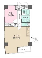 ダイヤハイツ自由が丘の間取り画像