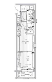 PREMIUM CUBE 東高円寺の間取り画像