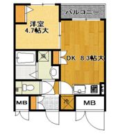 FIORE SHIBUYAの間取り画像