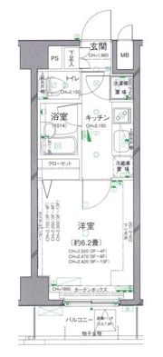 パレステュディオ渋谷WESTの間取り画像