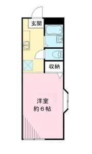 フラット代々木の間取り画像