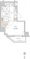 プレミアムフラット東京亀戸の間取り画像