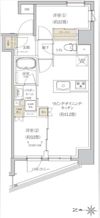 プレミアムフラット東京亀戸の間取り画像