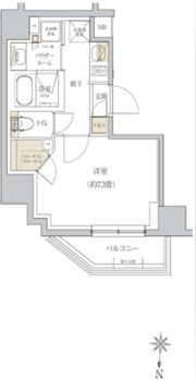 プレミアムフラット東京亀戸の間取り画像