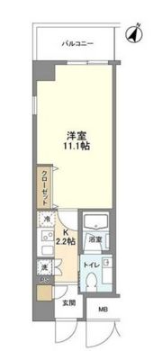 グランハイツ高田馬場の間取り画像