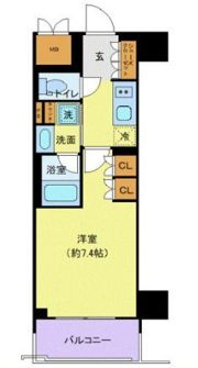 THE GATEHOUSE浅草雷門の間取り画像