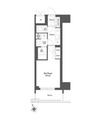 THE GATEHOUSE浅草雷門の間取り画像