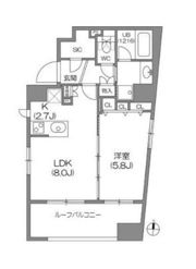 アジールコート中野坂上の間取り画像