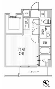 ALTERNA池袋EASTの間取り画像