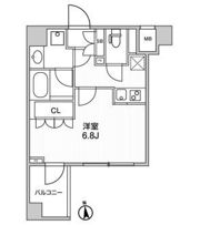 ザ・レジデンス神楽坂Ⅱの間取り画像