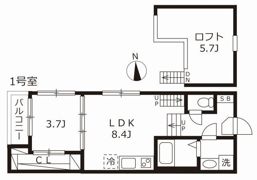 メゾンエトアの間取り画像