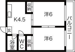 大信ビルの間取り画像