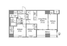 ACP Residence 中野新橋の間取り画像