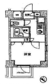 パークウェル高円寺弐番館の間取り画像